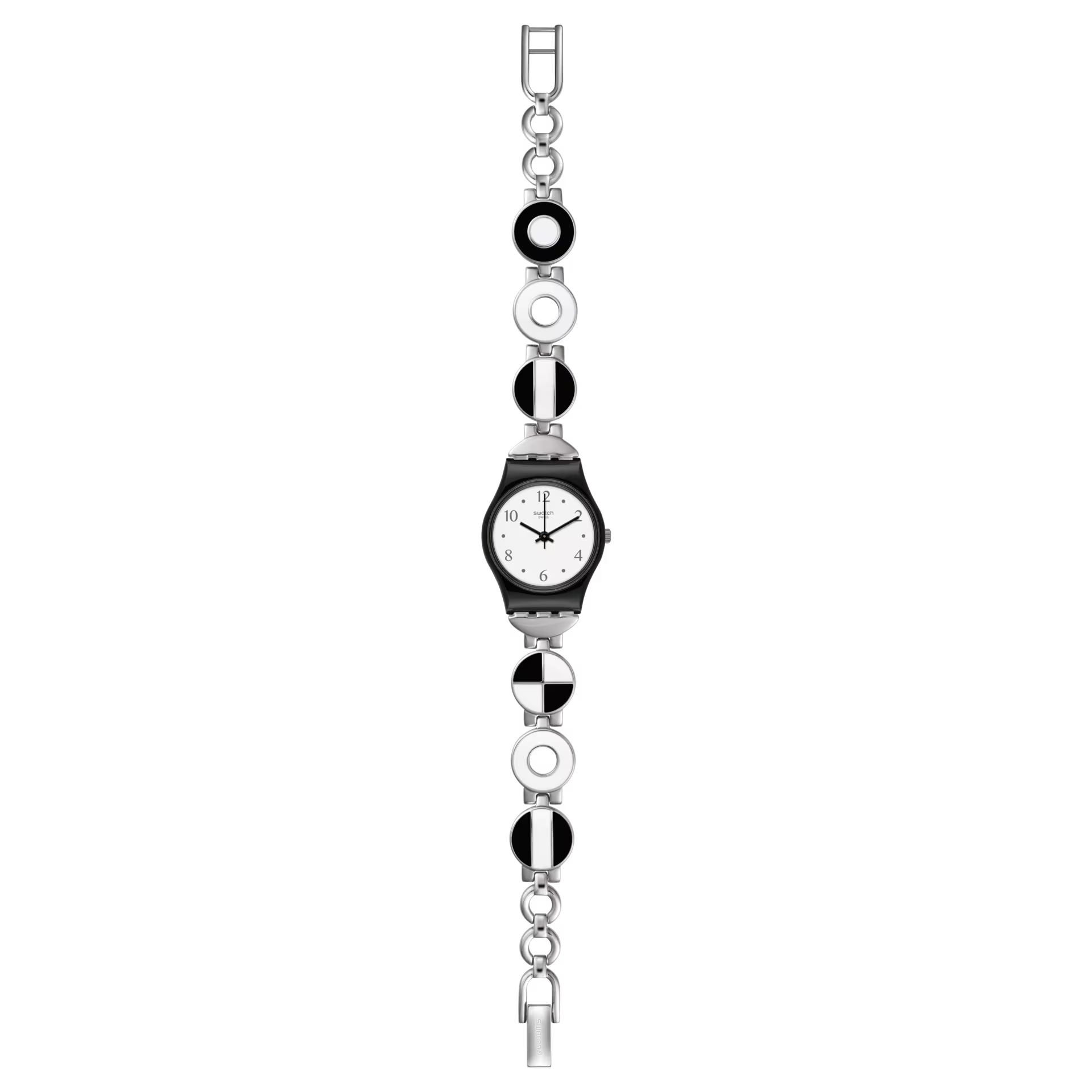 Swatch Blackiniere Women's Multicolored Stainless Steel Watch - LB185G