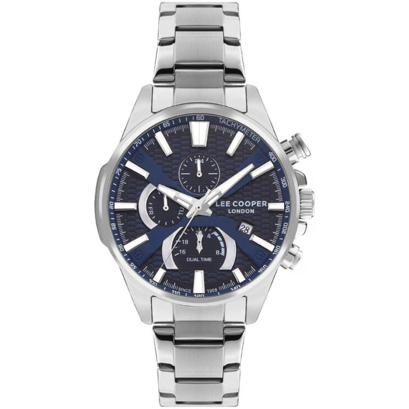 LC07801-390 - Lee Cooper Men's Multifunction Stainless Steel Watch – Blue Dial