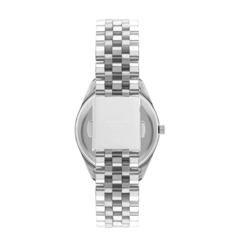 Lee Cooper Women's Analog Watch with Silver Stainless Steel Bracelet