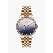 Lee Cooper Women's Analog Watch with Gold Stainless Steel Bracelet