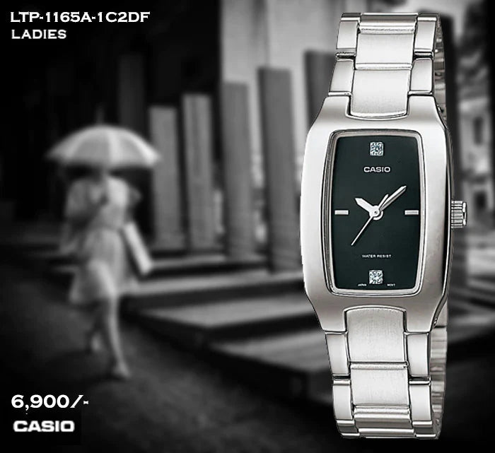 LTP-1165A-1C2DF - Casio Analog Stainless Steel Watch