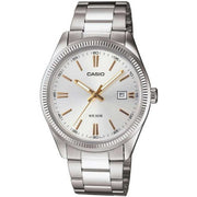 Casio Women's Analog Watch – Silver Case, Silver Dial & Stainless Steel Band