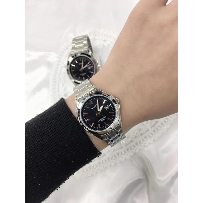 LTP-1308D-1A2VDF - Casio Women's Stainless Steel Watch