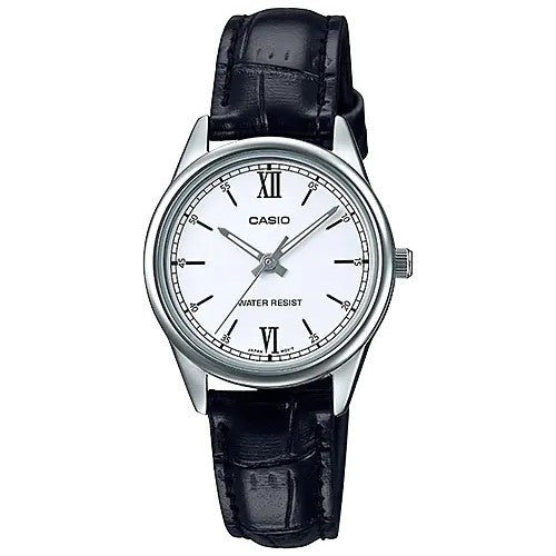 LTP-V005L-7B2UDF - Casio Women's Analog Watch with Leather Strap