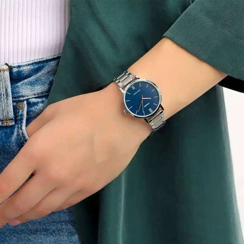 LTP-VT01D-2BUDF - Casio Women's Stainless Steel Watch