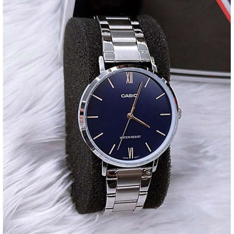 LTP-VT01D-2BUDF - Casio Women's Stainless Steel Watch