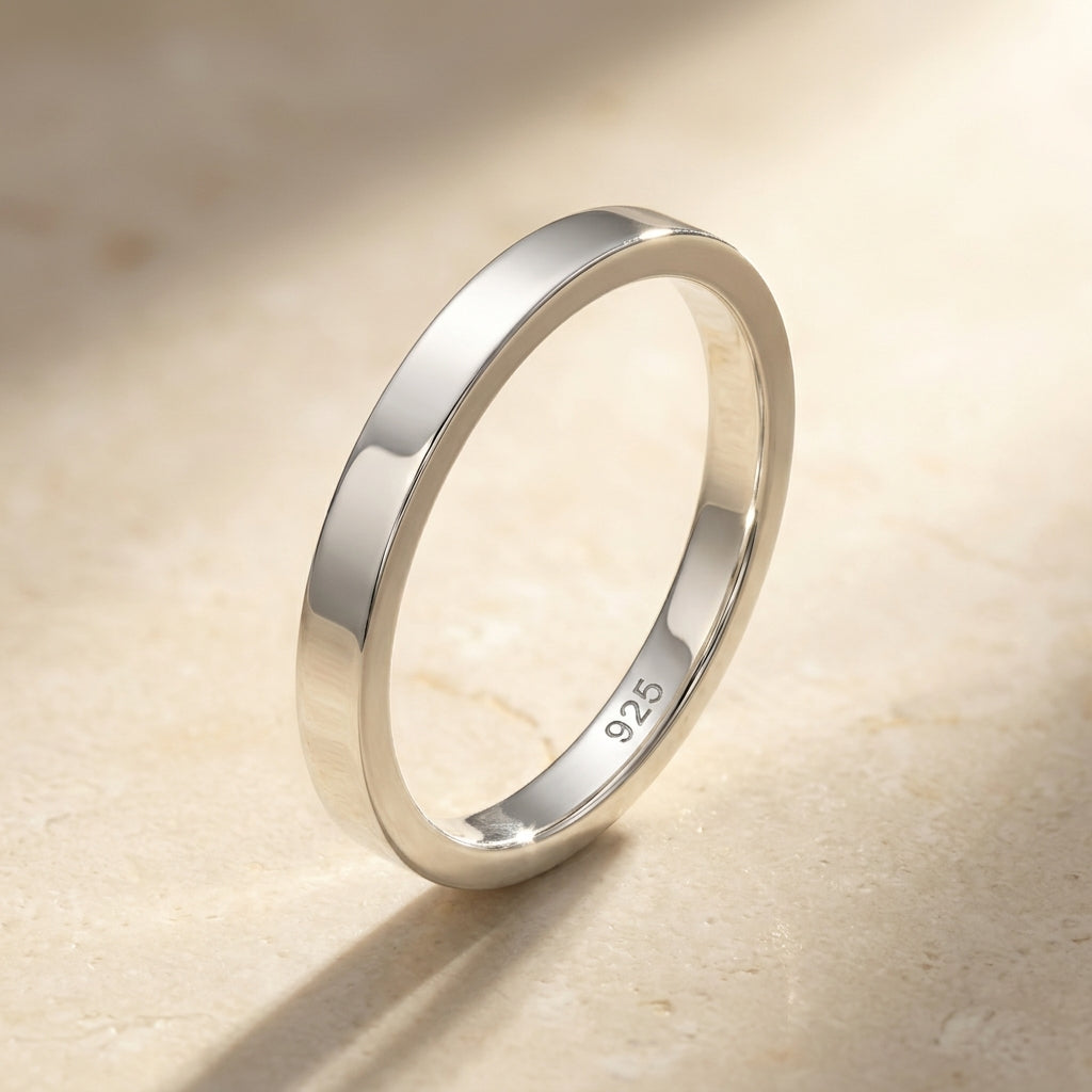 925 Silver Men's Engagement Ring