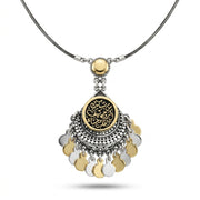 "How Can the Heart Forget the One Who Lives in the Soul?" 925 Silver Necklace