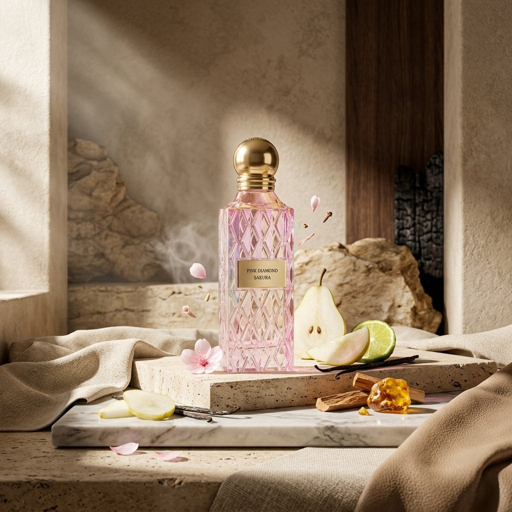 مجموعة عطور نسائية – بينك دايموند ساكورا وبيربل هارت دايموند