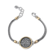 Bracelet Expressing Love "Your Place Is in My Heart" – 925 Silver – Rose Gold Plated