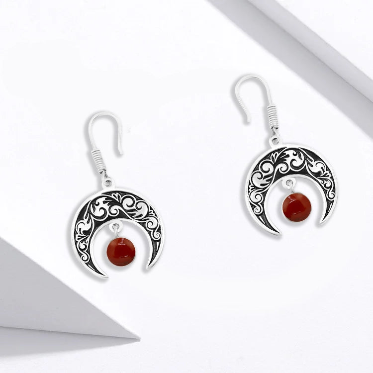 حلق فضة مصري عيار 925