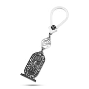 Pharaonic Antiquities Keychain with Eye of Horus Design – 800 Silver