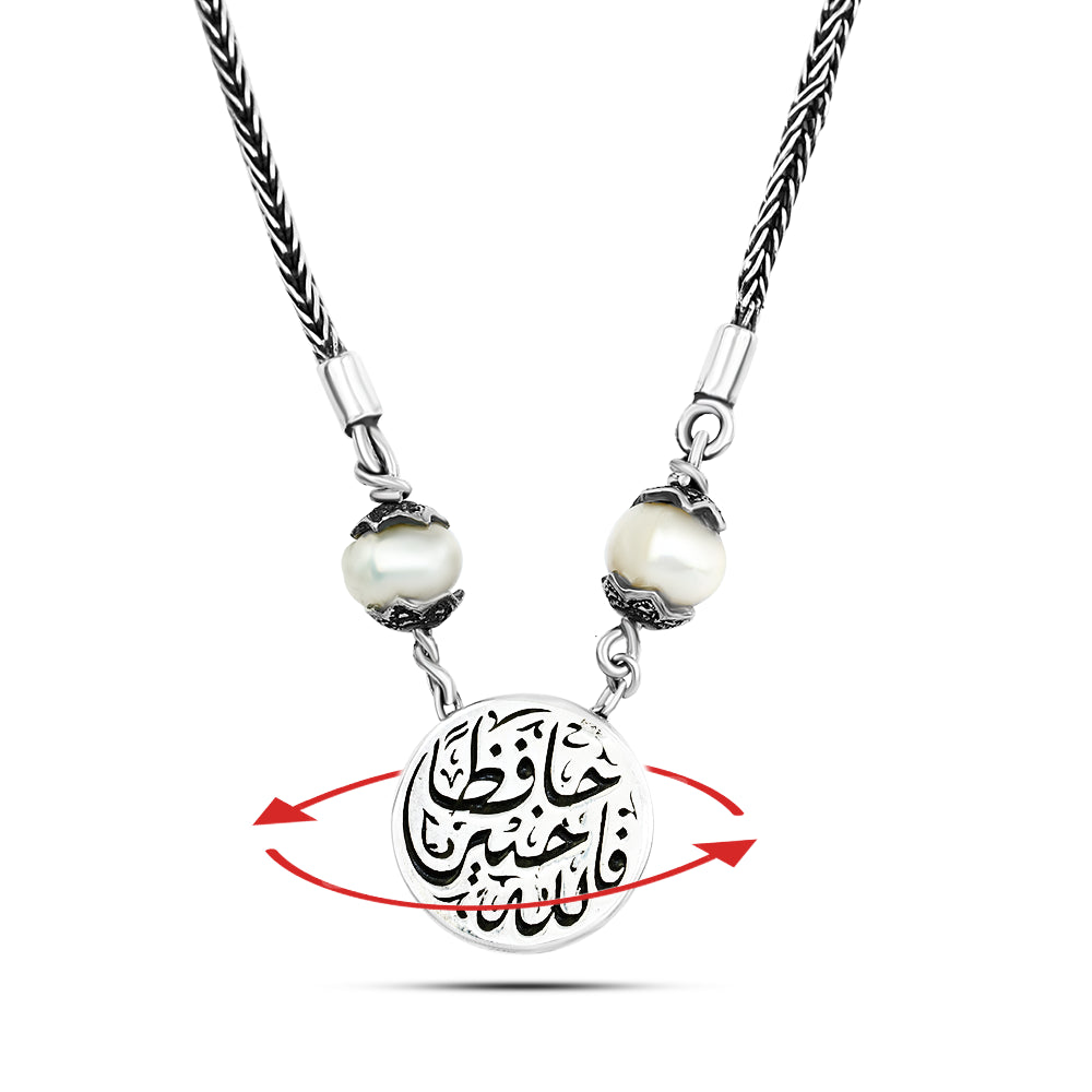 Handmade Pearl Necklace in 925 Silver – Egyptian Jewelry for Women
