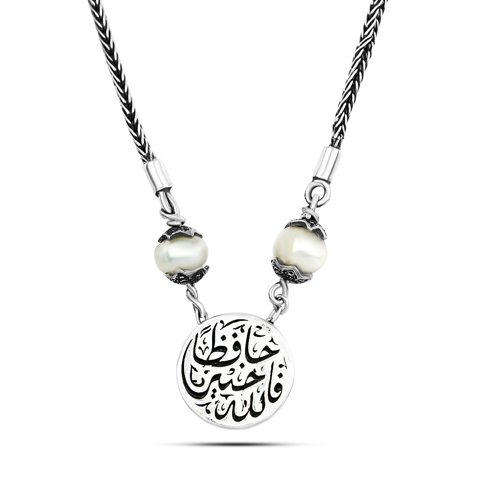 Handmade Pearl Necklace in 925 Silver – Egyptian Jewelry for Women
