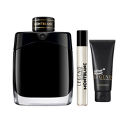 مجموعة عطر مونت بلانك ليجند للرجال – أو دو بارفان 100 مل مع جل استحمام 100 مل ورذاذ صغير 7.5 مل
