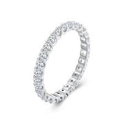 Shiny Moissanite 925 Silver Ring