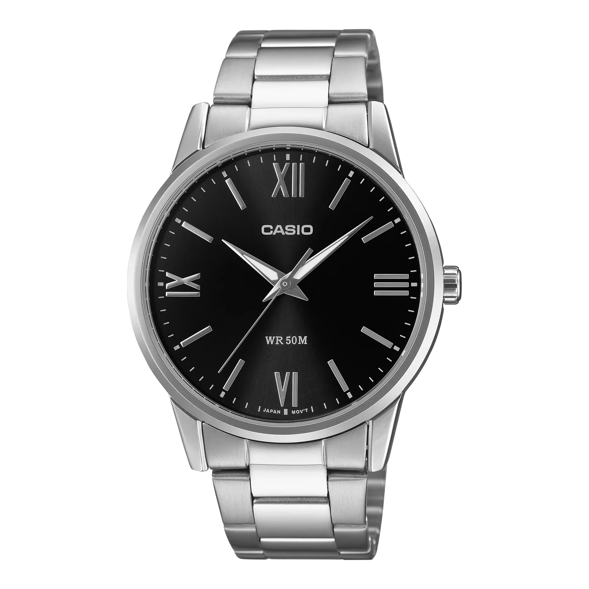 Casio Analog Stainless Steel Black Dial Quartz Men's Watch - MTP-1303DD-1AVDF