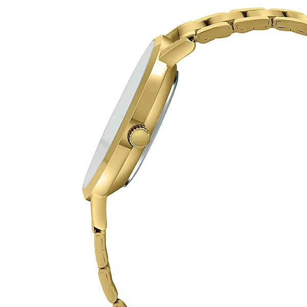 ساعة كاسيو رجالية تناظرية بسوار ستانلس ستيل ذهبي – MTP-VT01G-7BUDF