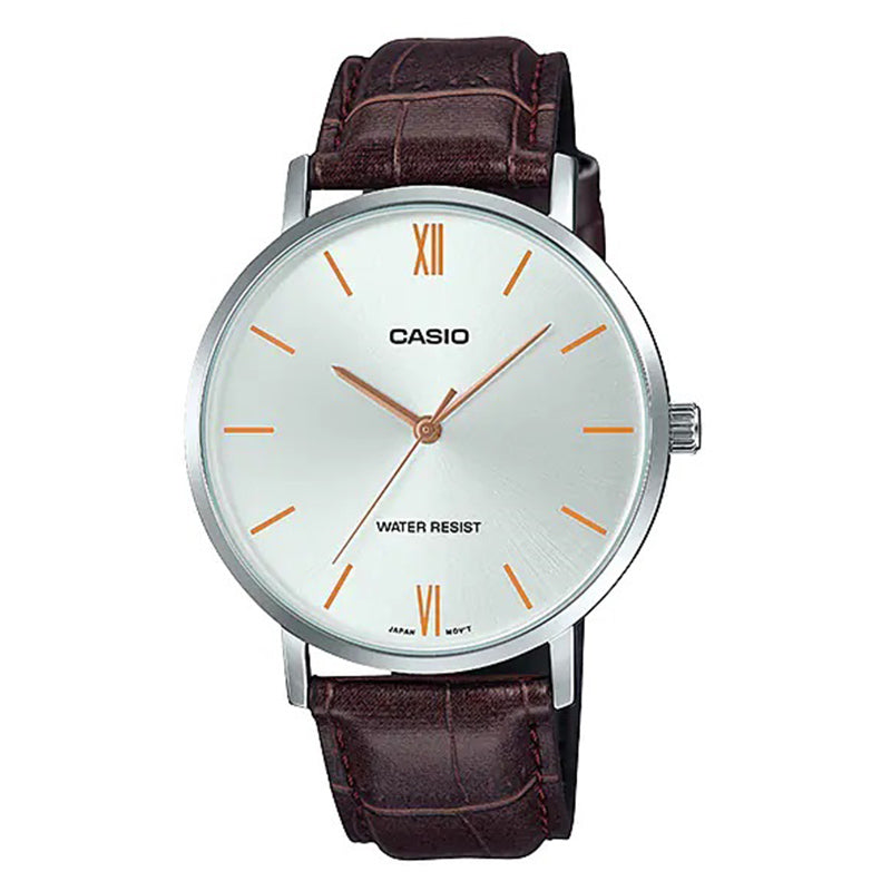 MTP-VT01L-7B2UDF - Casio Men's Analog Leather Watch
