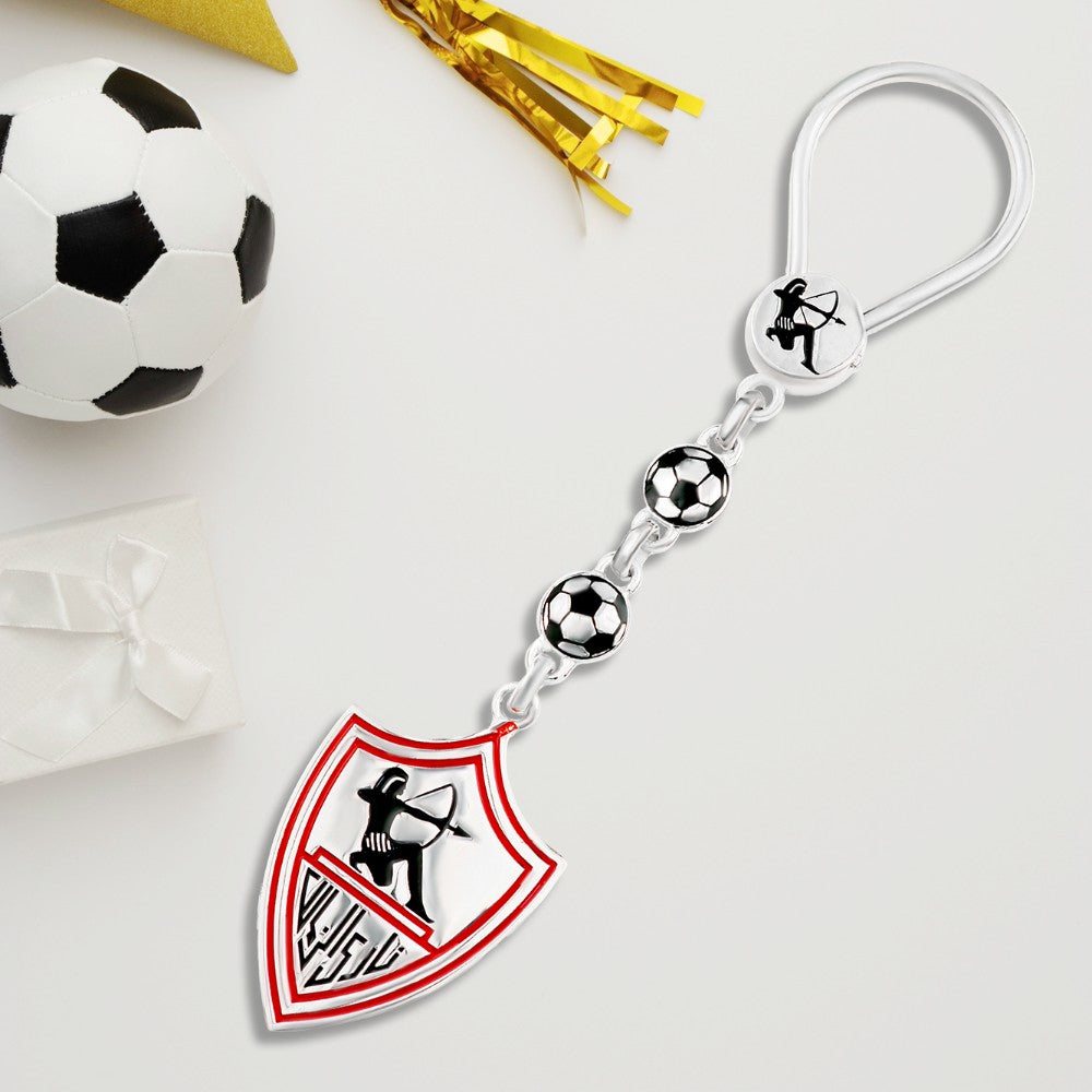 ميدالية مفاتيح علم نادي الزمالك الملكي