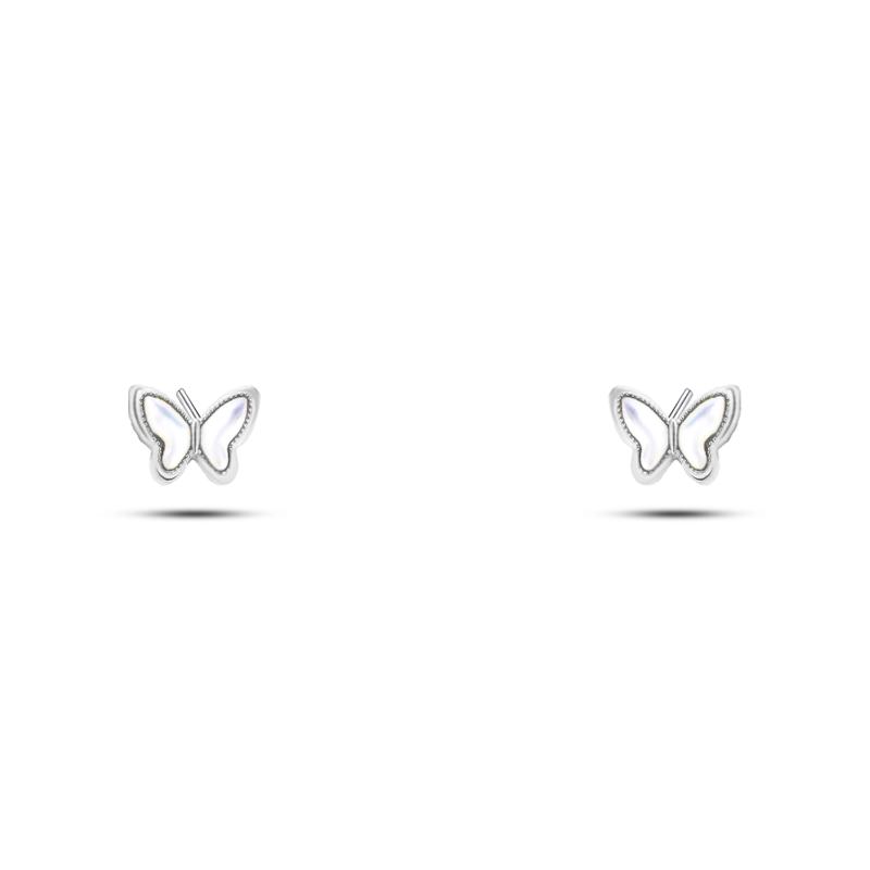 925 sterling silver shell butterfly set
