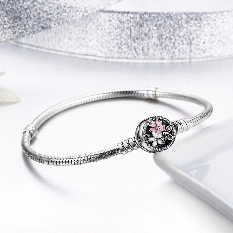 Flowery 925 Silver Bracelet
