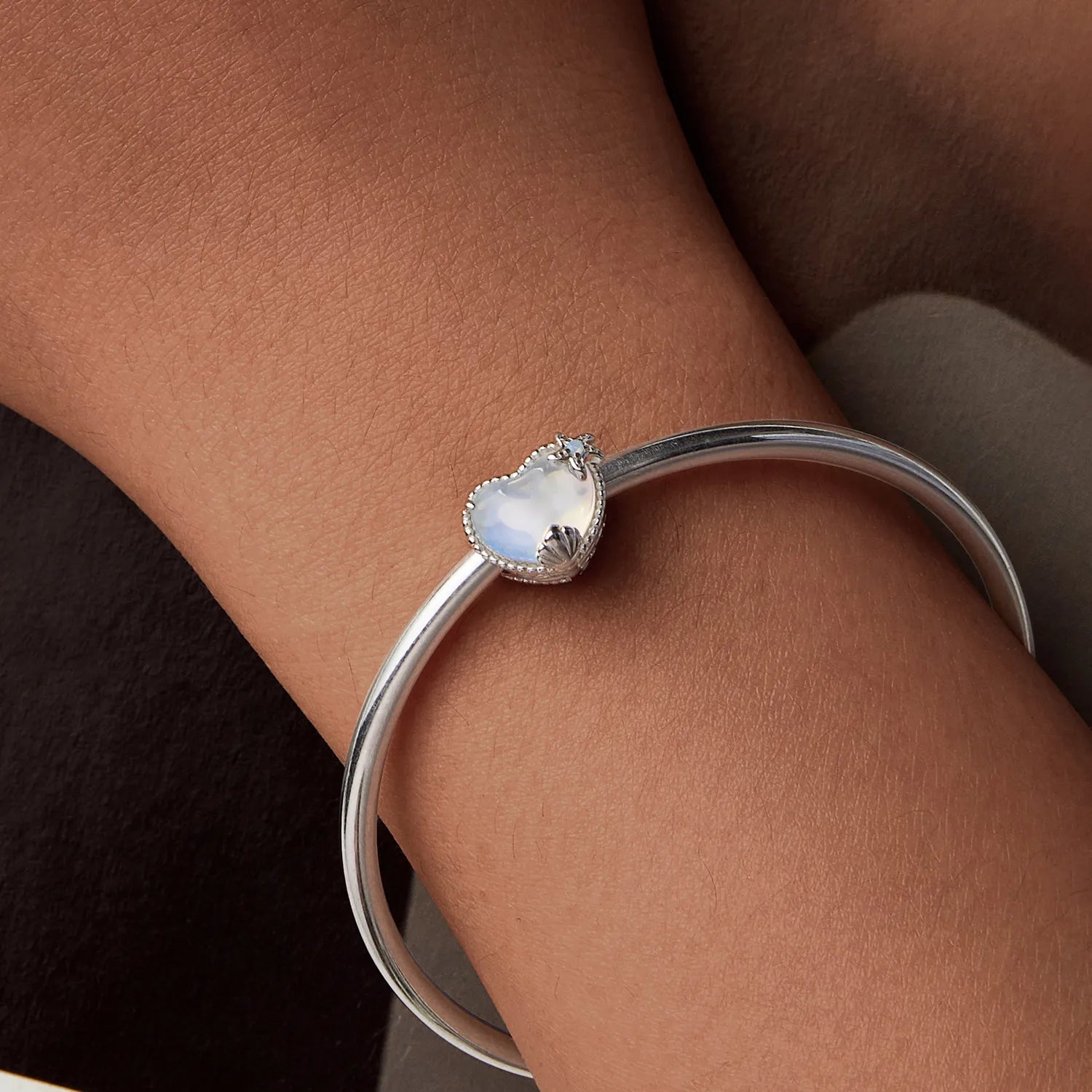 Starfish Heart 925 Silver Charm