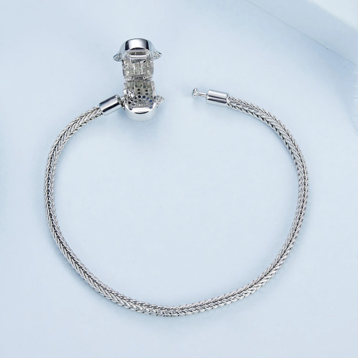 إنسيال لعب " كف وعين زرقاء " فضة عيار 925