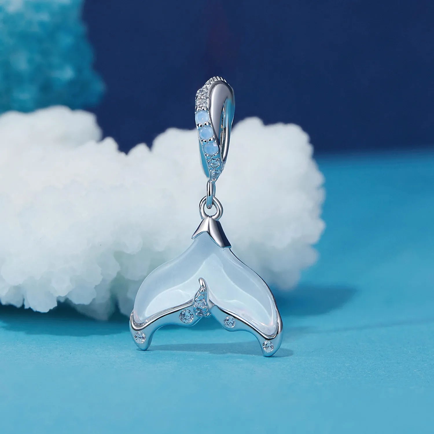 Fish Tail 925 Silver Charm