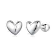 Love Heart 925 Silver Earring
