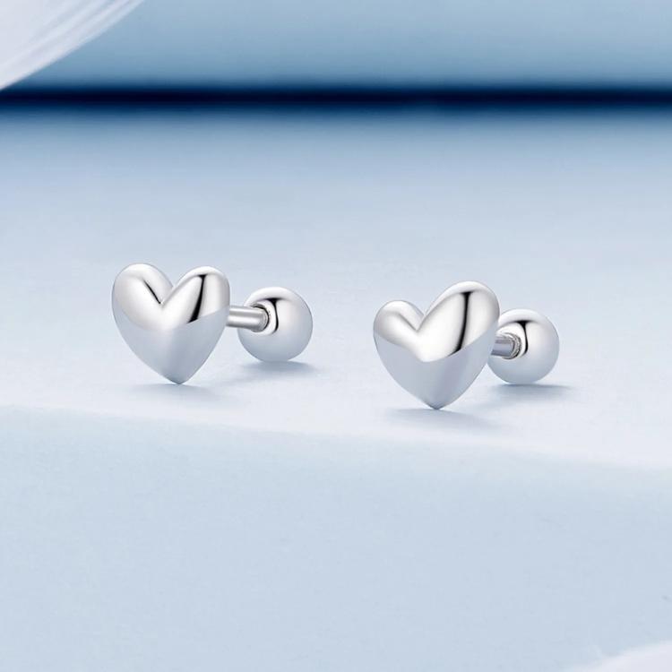 Love Heart 925 Silver Earring