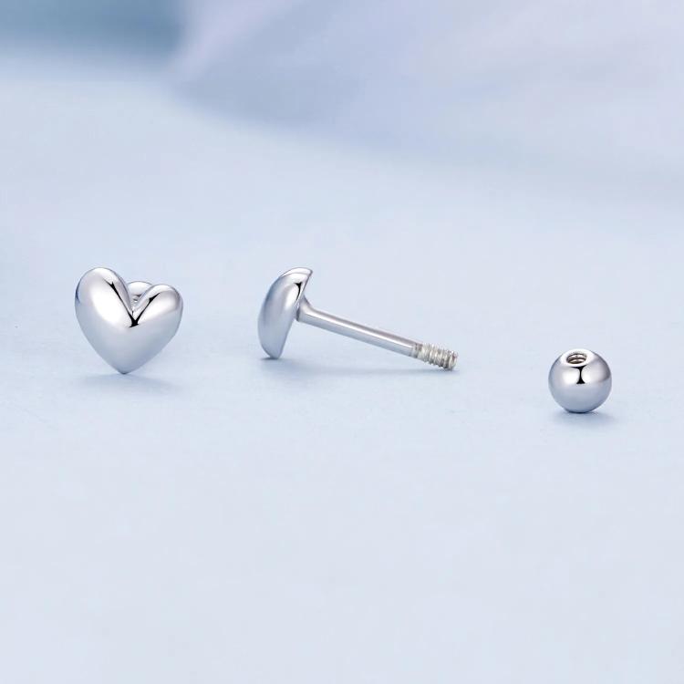Love Heart 925 Silver Earring