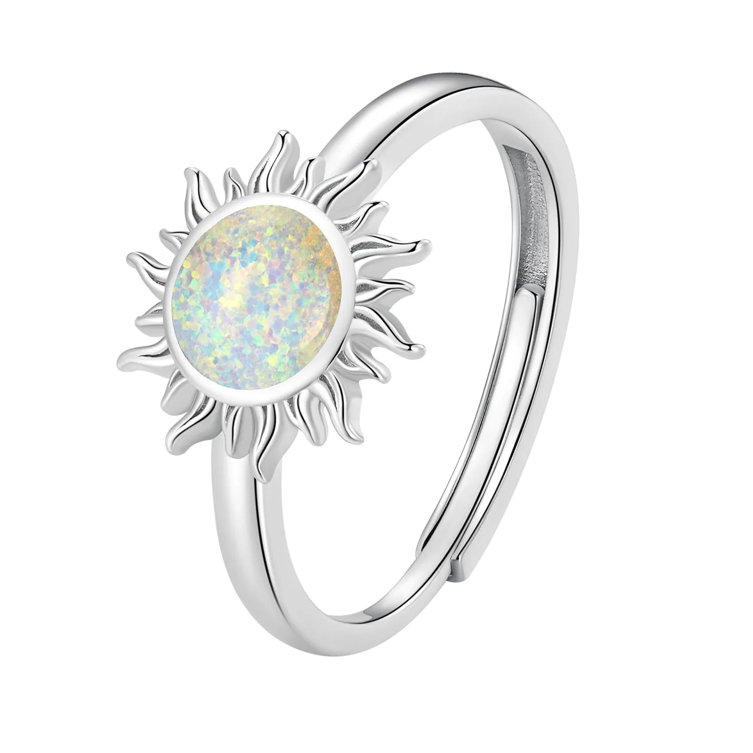 " Radiant Sun" 925 Silver Ring 