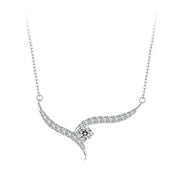 Simple Design 925 Silver Necklace