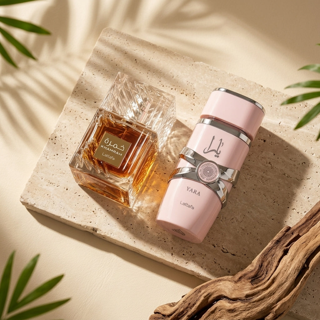 Lattafa Signature Bundle – Khamrah & Yara (100 ml + 100 ml)