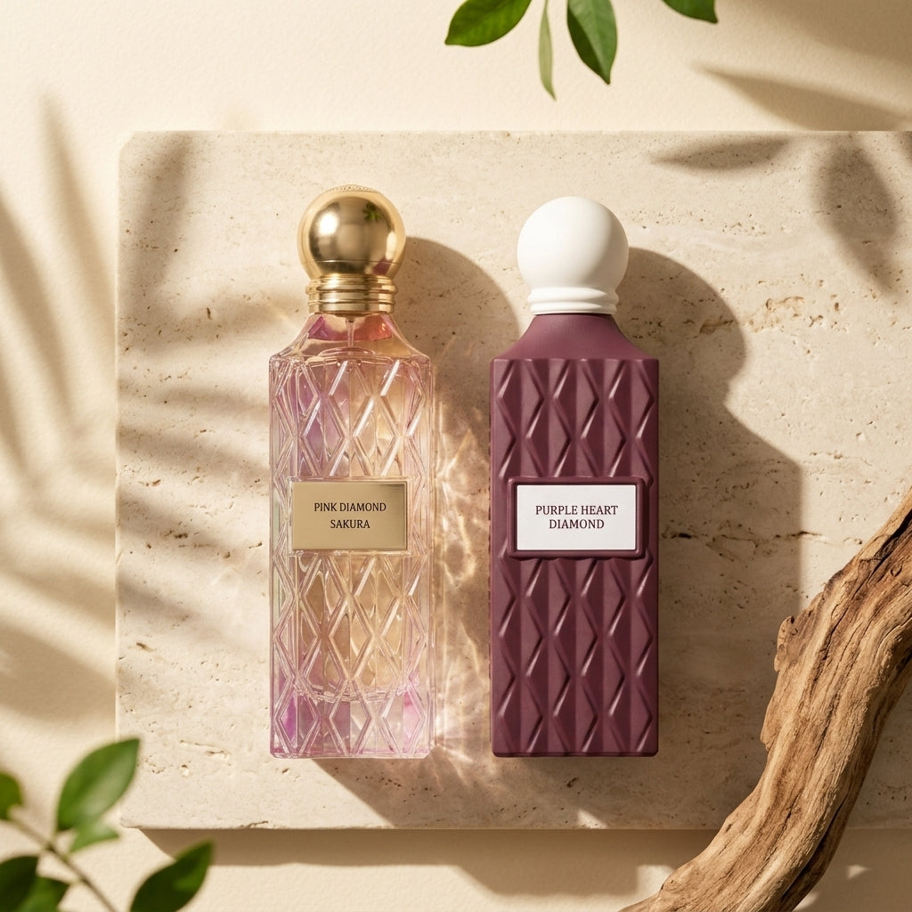 Women’s Perfume Duo – Pink Diamond Sakura & Purple Heart Diamond