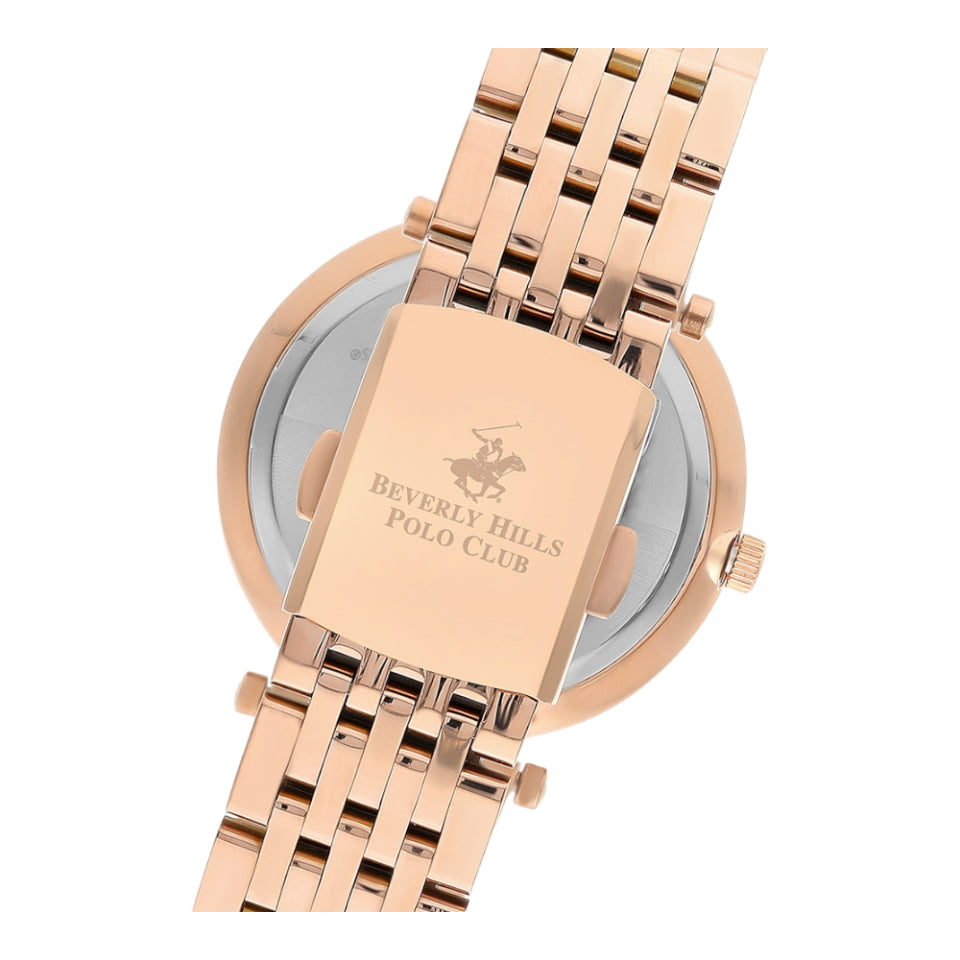 Beverly Hills Polo Club Women's Analog Stainless Steel Watch