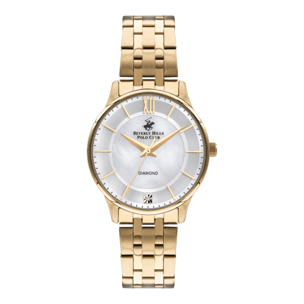 Beverly Hills Polo Club Women’s Analog Watch – BP3309X.130 (Mother of Pearl Dial, 34 mm)
