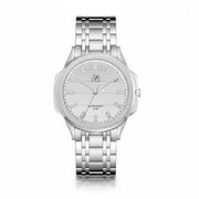 Reys Men's Analog Watch – Silver Dial & Silver Stainless Steel Bracelet