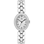 Reys Women's Analog Watch – Silver Dial with Silver Stainless Steel Bracelet