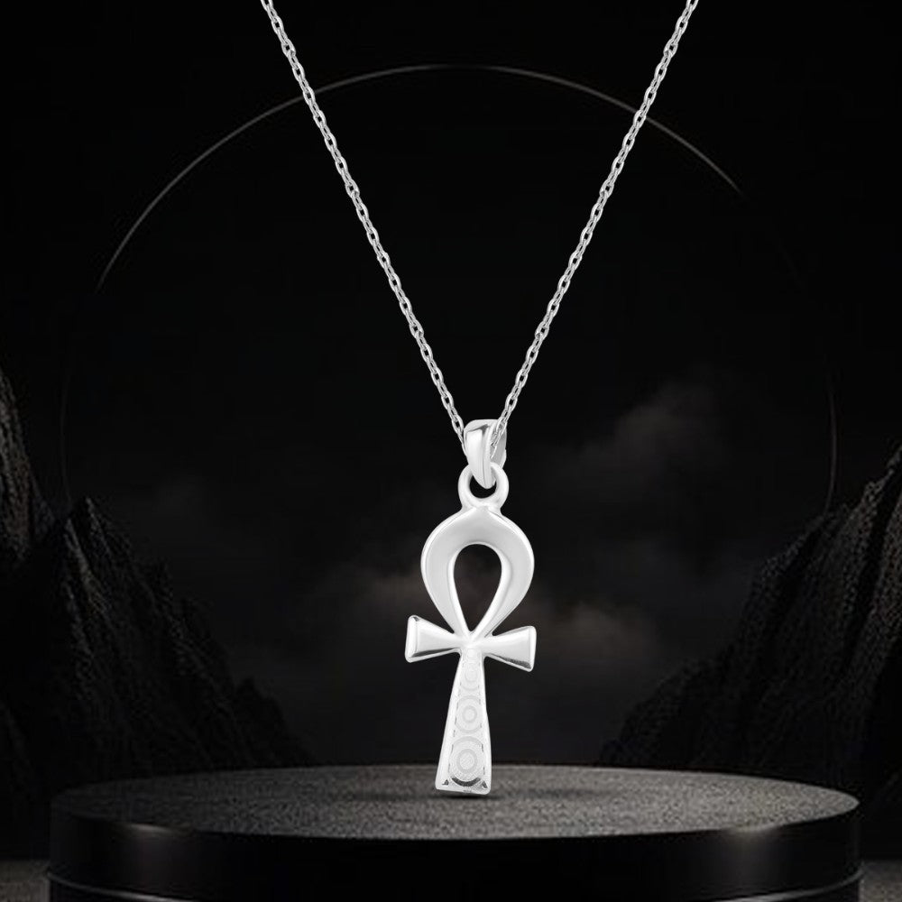 Pharaonic Ankh necklace, 925 sterling silver