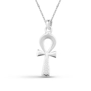 Pharaonic Ankh necklace, 925 sterling silver