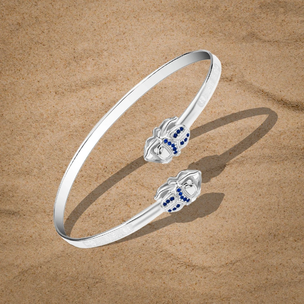 Scarab 925 Silver Bangle