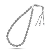 999 Silver Rosary Turkish White 33 Beads