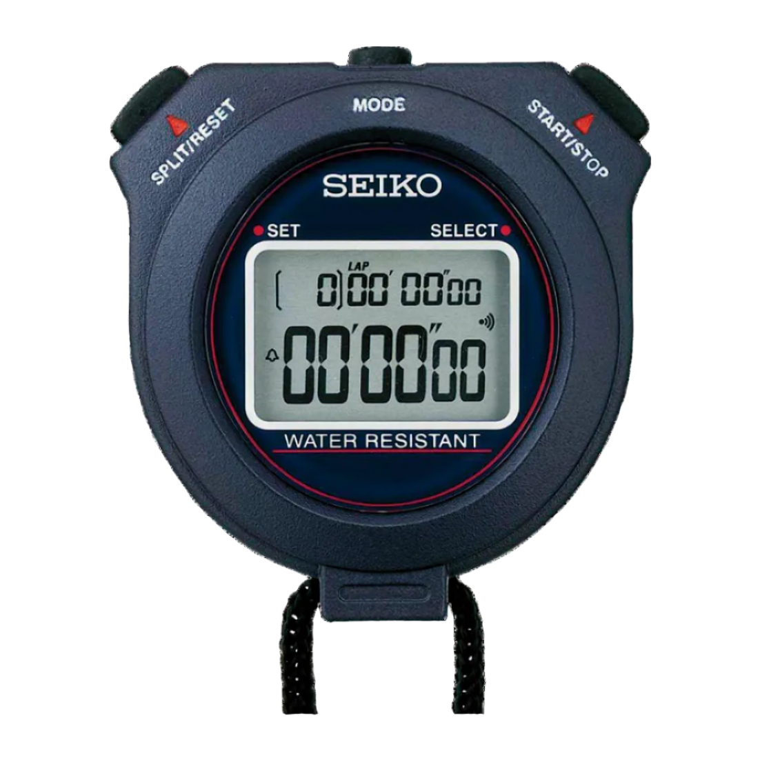 Seiko Digital Stopwatch in Navy Blue - S23589P1