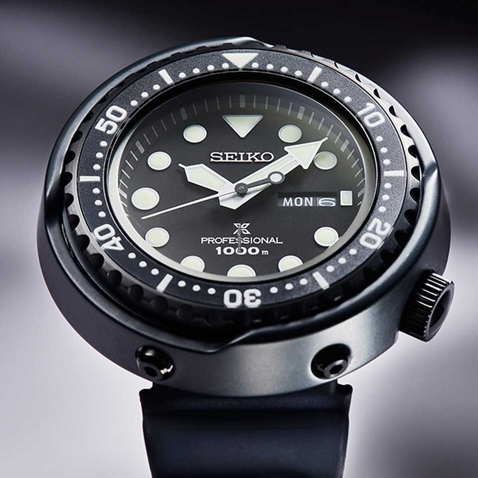 Seiko Prospex Professional Black Dial Men's Watch