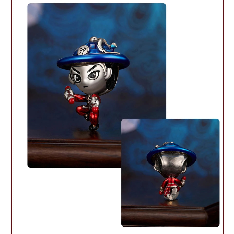 دلاية شخصية مقاتل كرتوني فضة عيار 925