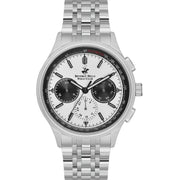 ساعة بيفرلي هيلز بولو كلوب للرجال، أنالوج، مينا فضي، حزام فضي – BP3556X.330