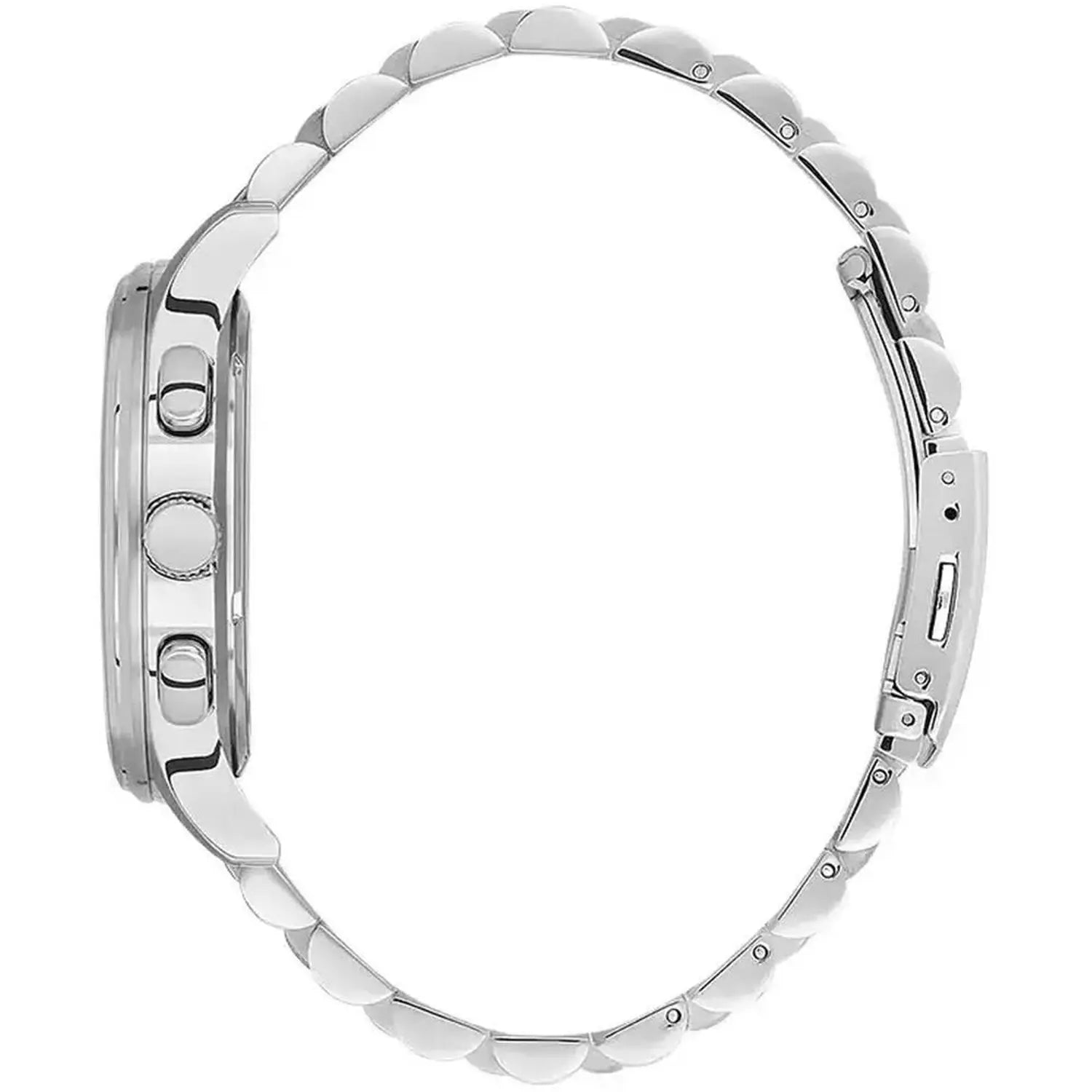 ساعة بيفرلي هيلز بولو كلوب للرجال، أنالوج، مينا فضي، حزام فضي – BP3556X.330