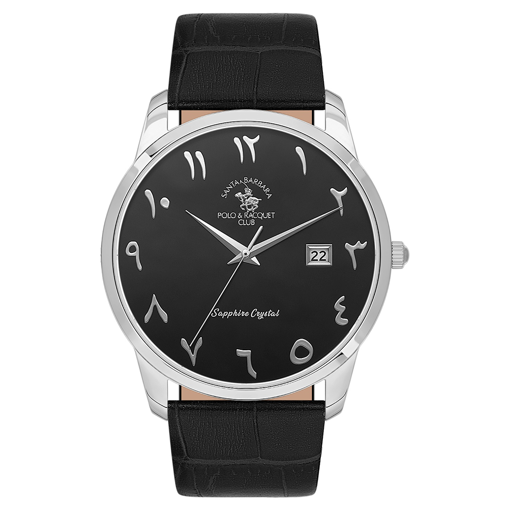 SANTA BARBARA POLO & RACQUET MEN’S WATCH BLACK DIAL SB.1.10606-7